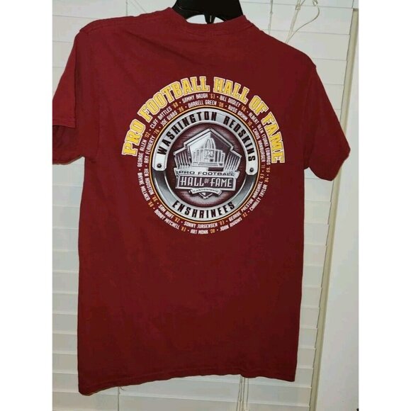 Pro Football Hall Of Fame WASHINGTON REDSKINS adult SMALL tee shirt - Picture 3 of 8